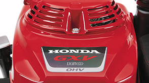 Close up of Honda GXV engine